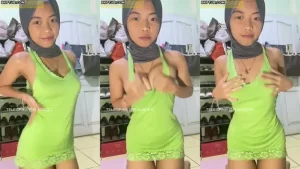 Bokep Celva ABG Jilbab Daster Hijau Colmek Barbar