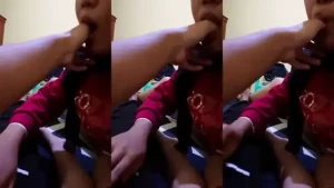 Ngewein Pacar Hijab Hitam Di kosan
