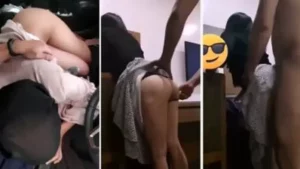 Jilbab Hitam Di Mobil