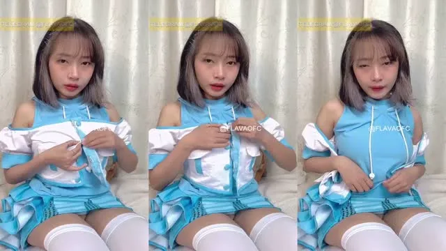 Abg Cantik Cosplay Rambut Pirang Colmek Enak 1